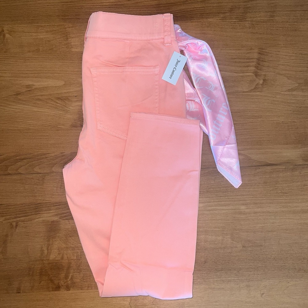 NEW Juicy Couture Size 29 WILD PEACH California Skinny Pants
